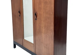 Art Deco Amsterdamse School Armoire by Willem Penaat for Metz & Co. Amsterdam